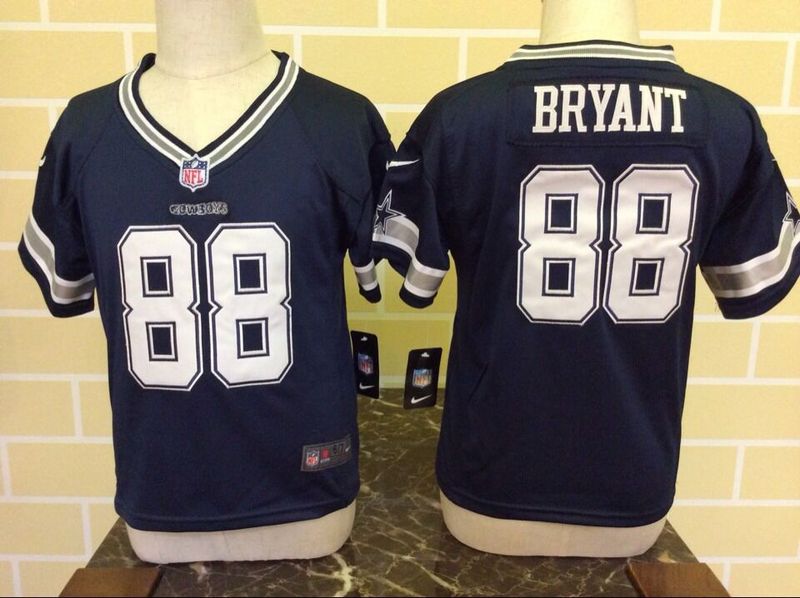 2-6 Years Old Kids Dez Bryant Dallas Cowboys #88 Blue Stitched Nike Jersey