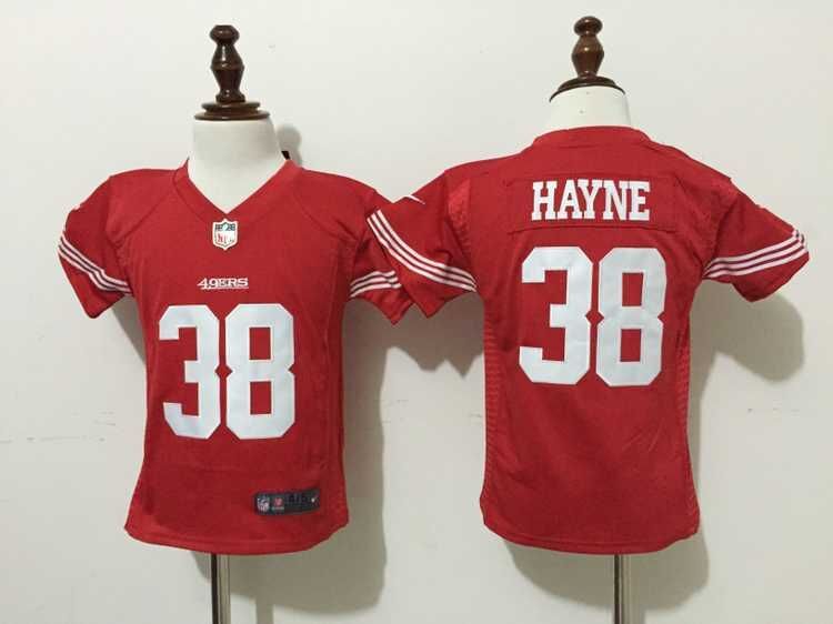 2-6 Kids Jarryd Hayne San Francisco 49ers #38 Red Jersey
