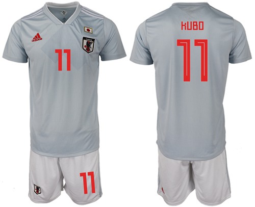 Japan #11 Kubo Away Soccer Country Jersey