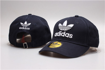 Adidas Originals Logo Navy Peaked Adjustable Hat YP