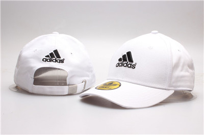 Adidas Fresh Logo White Adjustable Peaked Hat