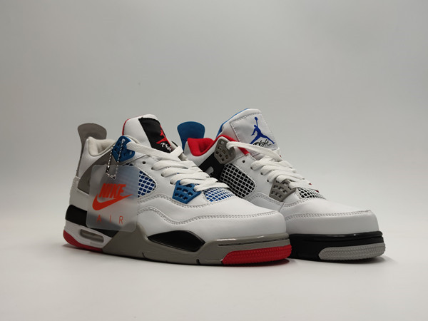 Men's Hot Sale Running Weapon Air Jordan 4 White Shoes 099