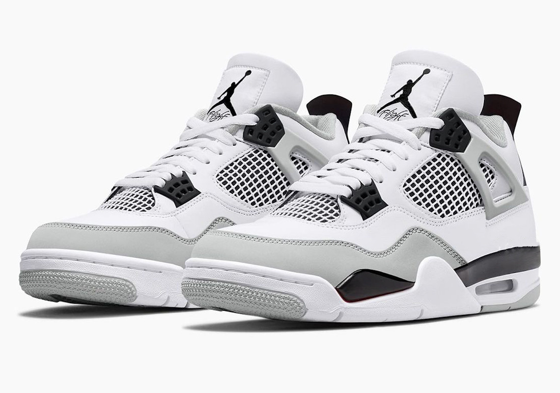 Men's Hot Sale Running Weapon Air Jordan 4 White Shoes 087