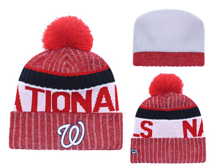 MLB Washington Nationals Team Logo Knit Hat A58