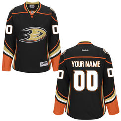 Reebok Anaheim Ducks NHL Women's Custom Premier Jersey - Black