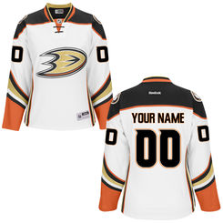 Reebok Anaheim Ducks NHL Womens Custom Premier Jersey - White