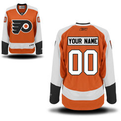 Reebok Philadelphia Flyers Women's Premier Home Custom Jersey - Orange