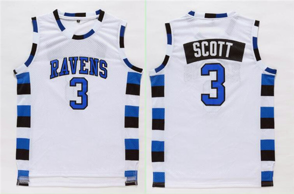 One Tree Hill movie edition jerseys #3 SCOTT whiite jerseys