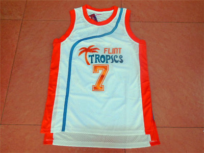 Movie Edition Jersey #7 COFFEE-BLACK White Mesh jerseys