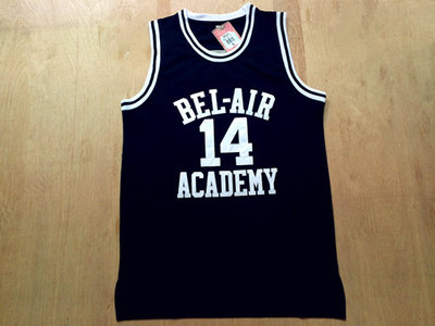 Movie Edition Jersey #14 Will Smith Black mesh jerseys