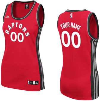 Women's Toronto Raptors adidas Red Custom Replica Home Jersey