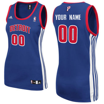 adidas Detroit Pistons Women's Custom Replica Road Jersey