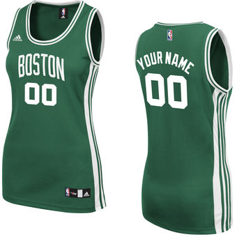 adidas Boston Celtics Women's Custom Replica Road Jersey