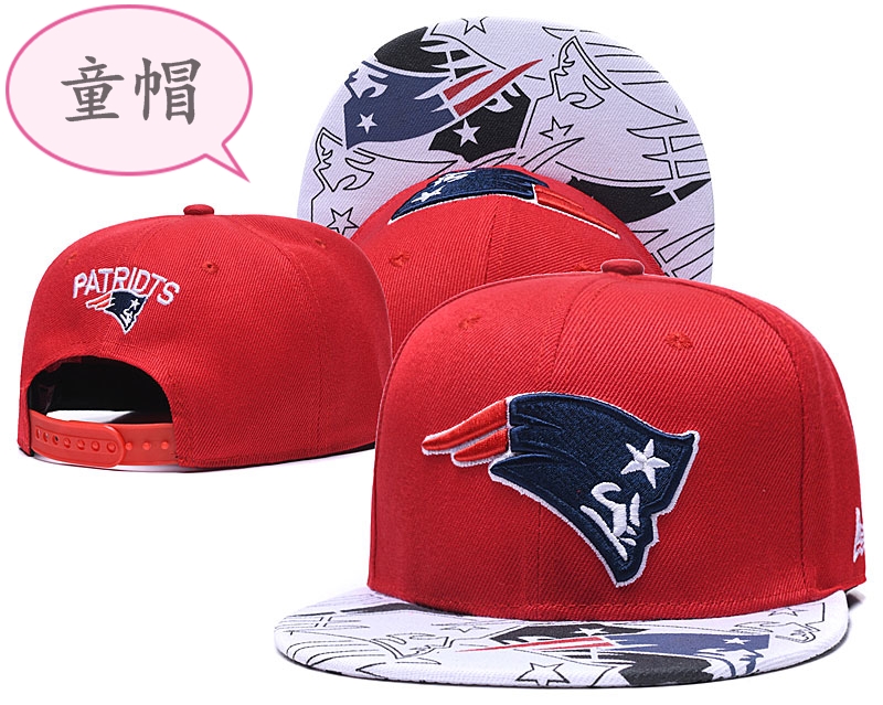 Youth Patriots Team Logo Red Adjustable Hat GS