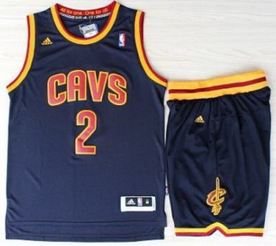 Cleveland Cavaliers 2 Kyrie Irvin Blue Revolution 30 Swingman Jerseys Shorts NBA