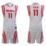 Houston Rockets #11 Yao White