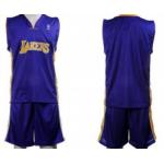 Los Angeles Lakers Blank Purple