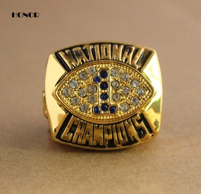The NCAA 1986 championship ring