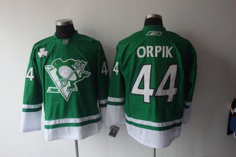 ST PARTYS DAY NHL Pittsburgh Penguins 44 orpik green
